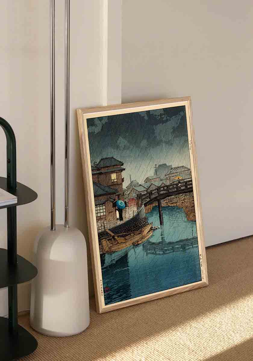 Vintage Japanese Wood Block