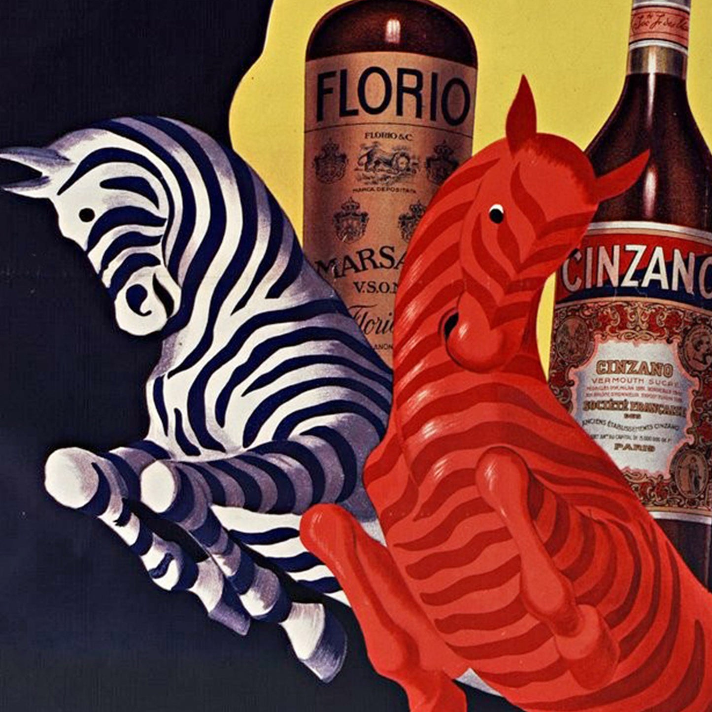 Florio et Cinzano By Leonetto Cappiello