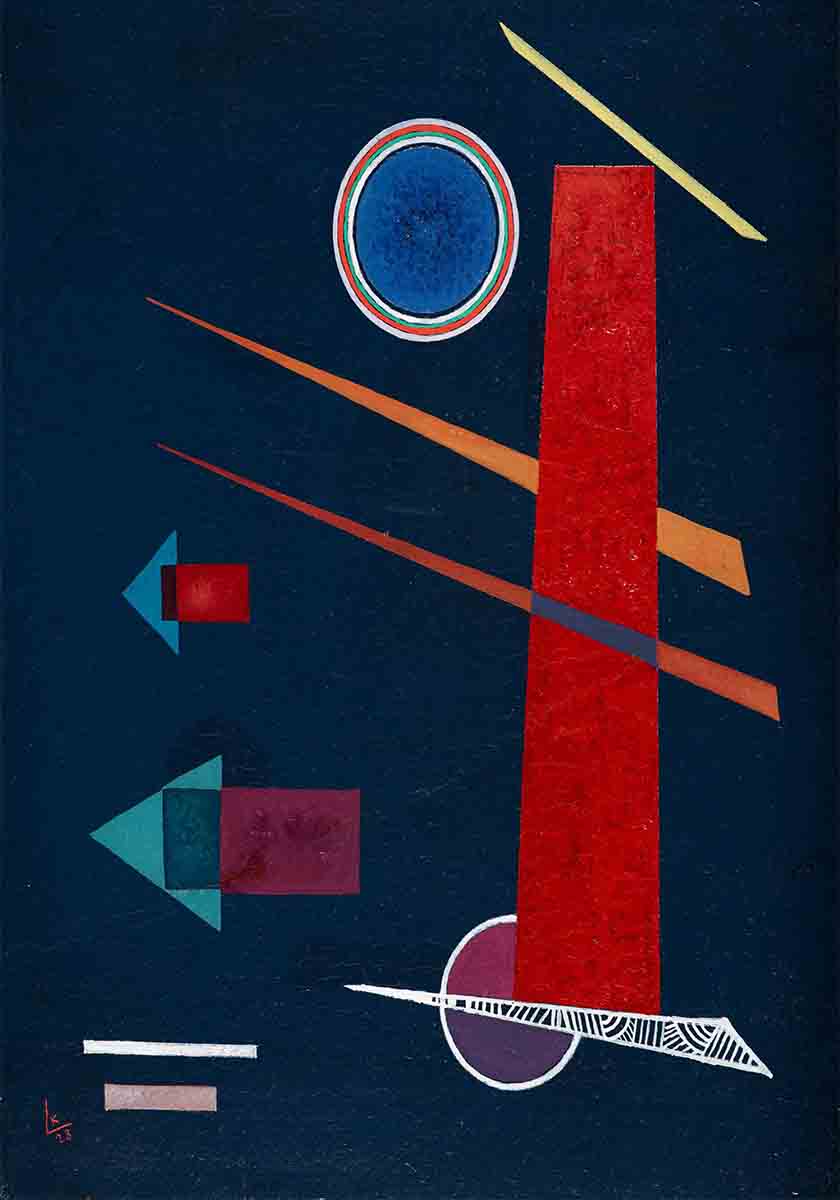Abstract Blue