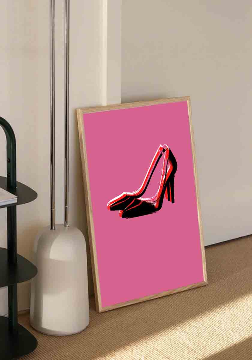 High Heel Pop Art