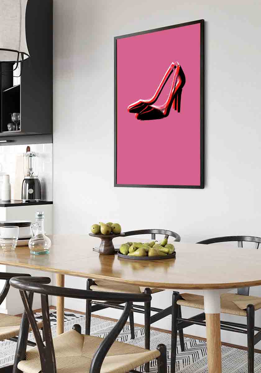 High Heel Pop Art