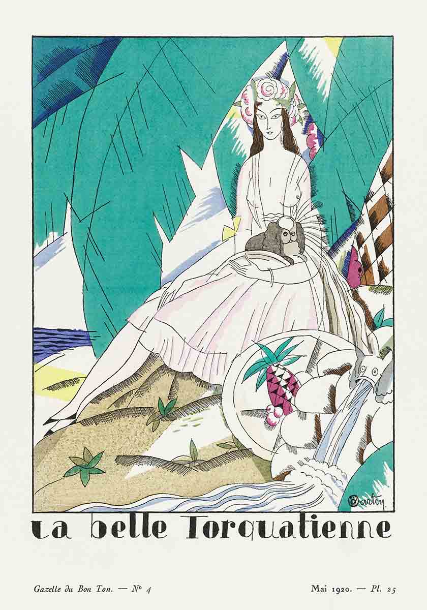 Charles Martin Fashion Print