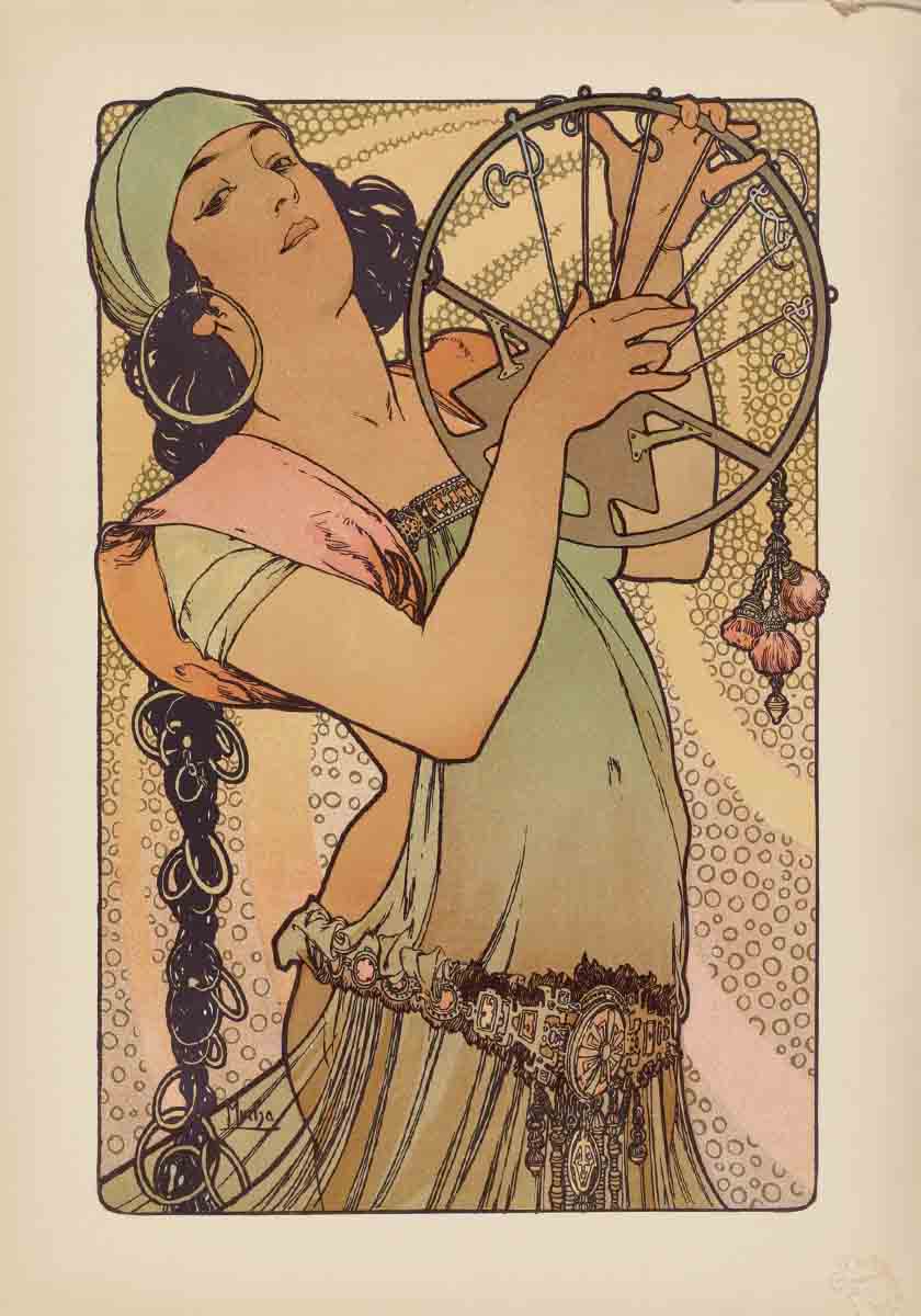 Alphonse Mucha Gypsy