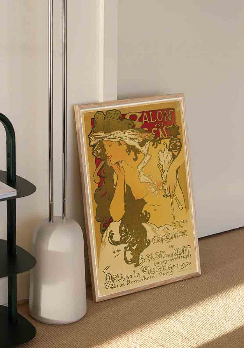 Alphonse Mucha Thoughtful