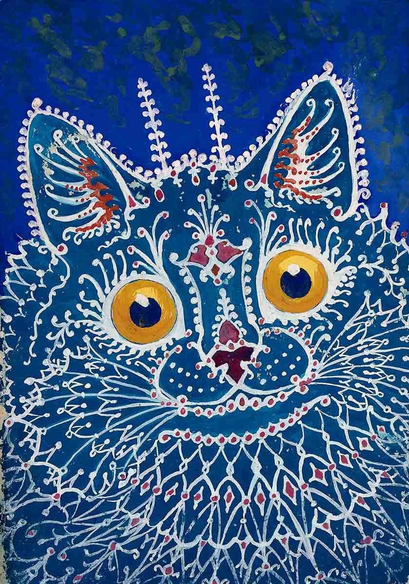 Louis Wain Cat Print II