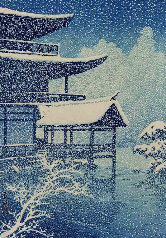 Japan Print Snowfall