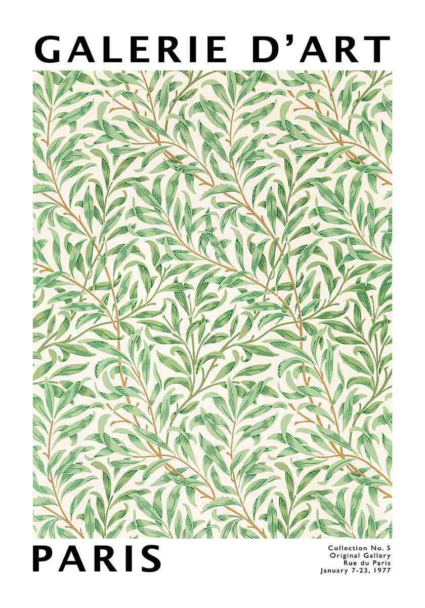 William Morris Exhibition Poster