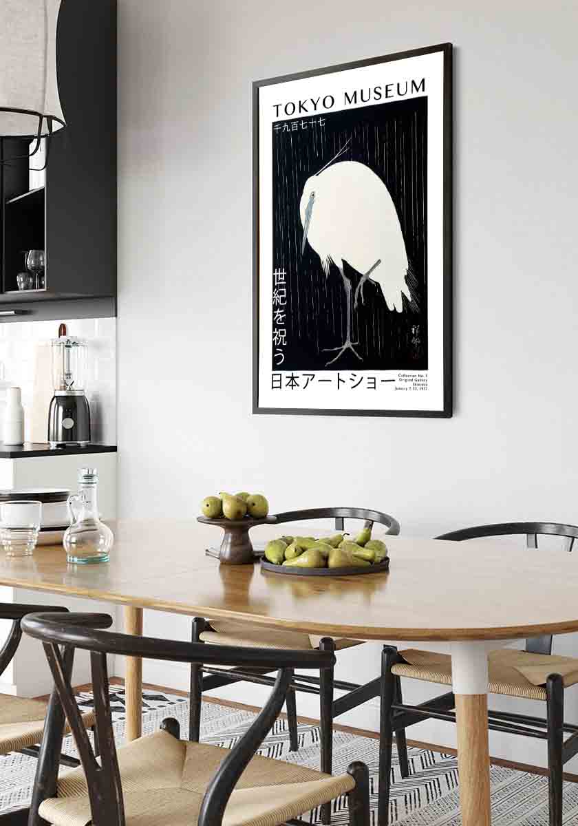 Japanese Stork Exhibition Poster