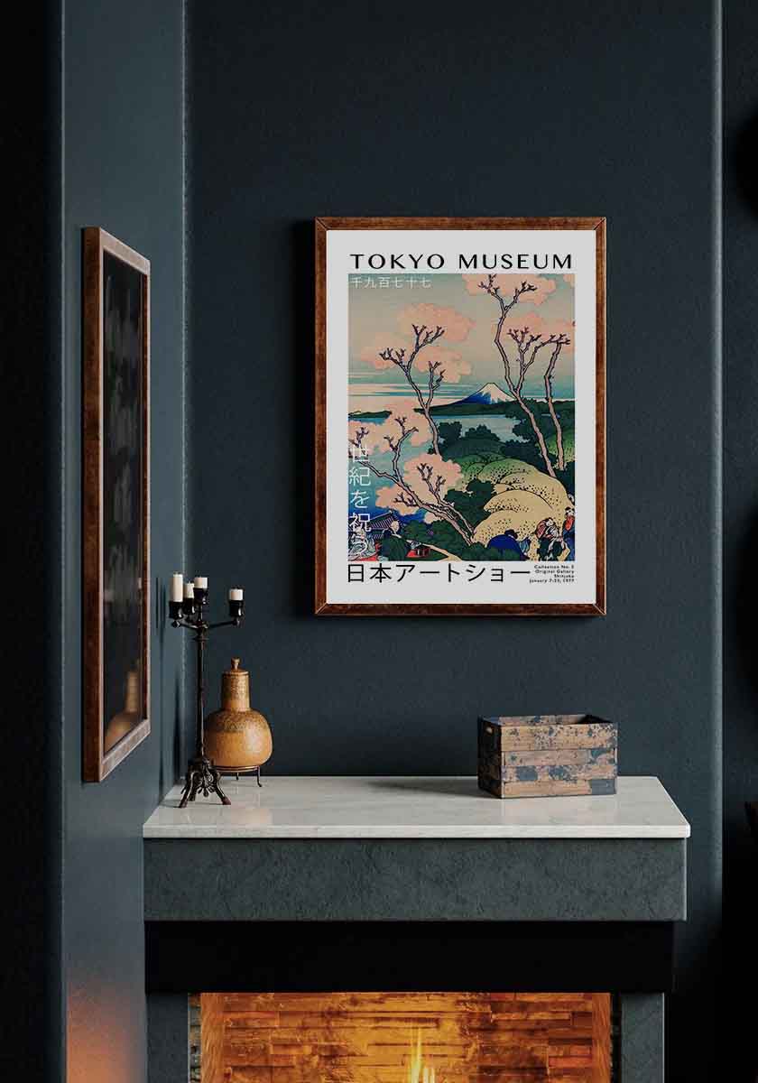 Japanese Woodblock Exhibition Poster
