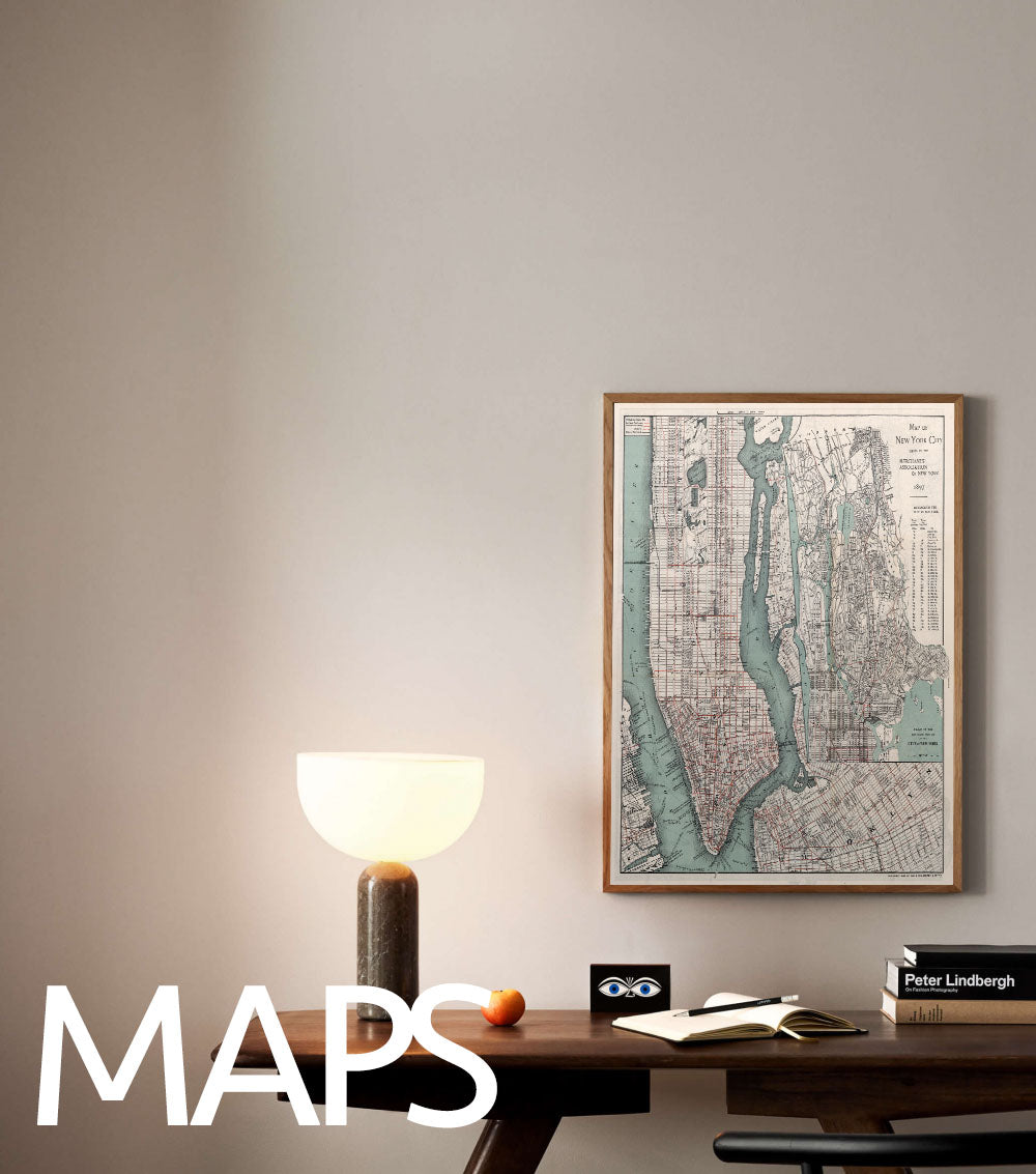 Map Art Prints