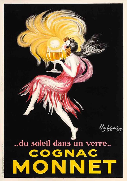 Cognac Monnet By Leonetto Cappiello