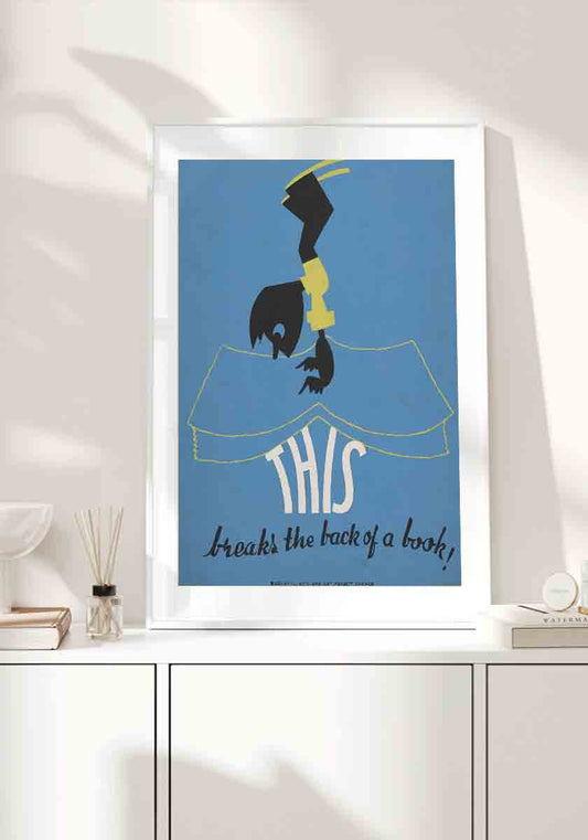 This breaks the back of a Book