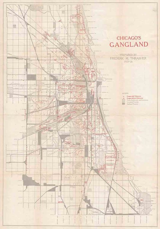 Chicago Gangland Map