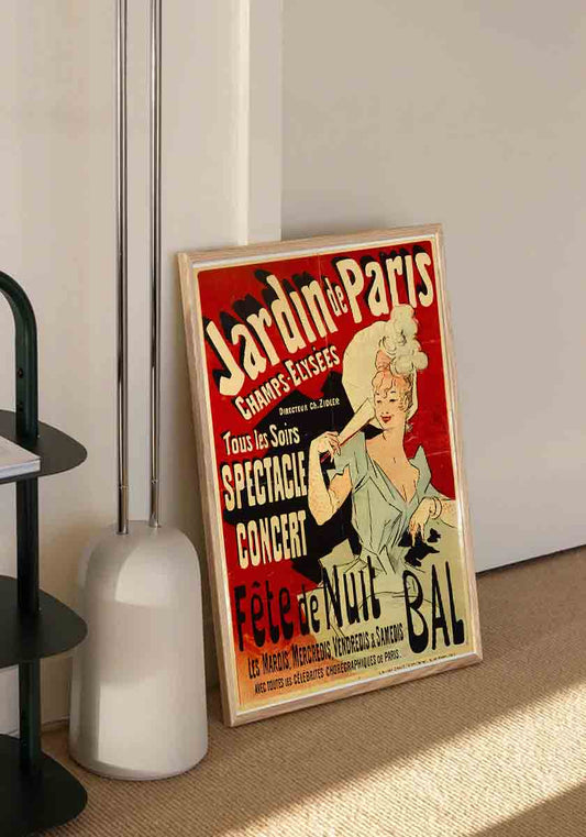 Jules Cheret "Jardin de Paris"