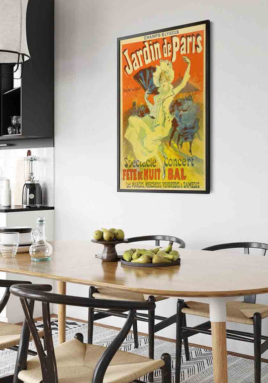 Jules Cheret "Jardin de Paris II"