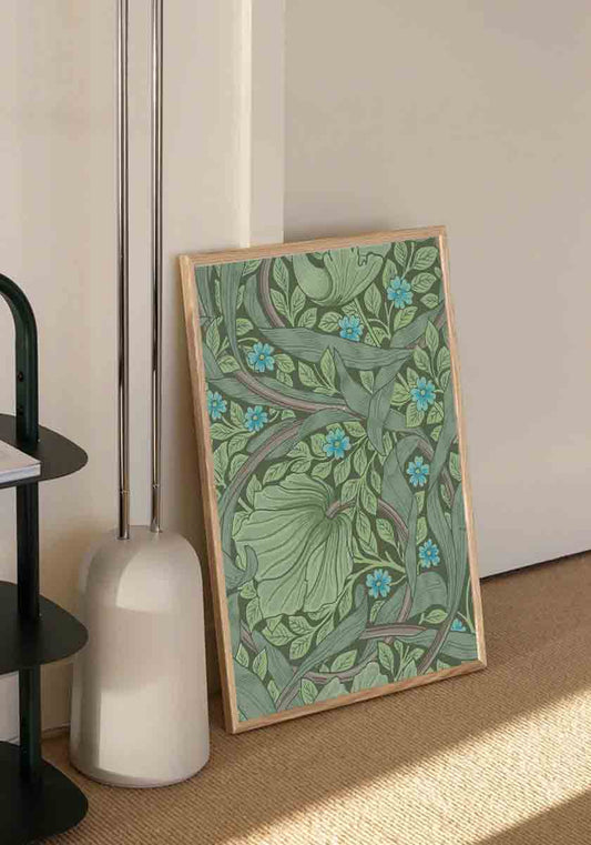 William Morris Blue Flower