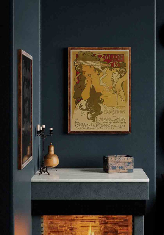 Alphonse Mucha Thoughtful