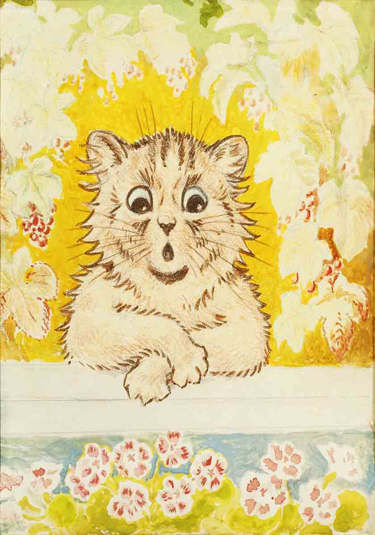 Louis Wain Cat Print III