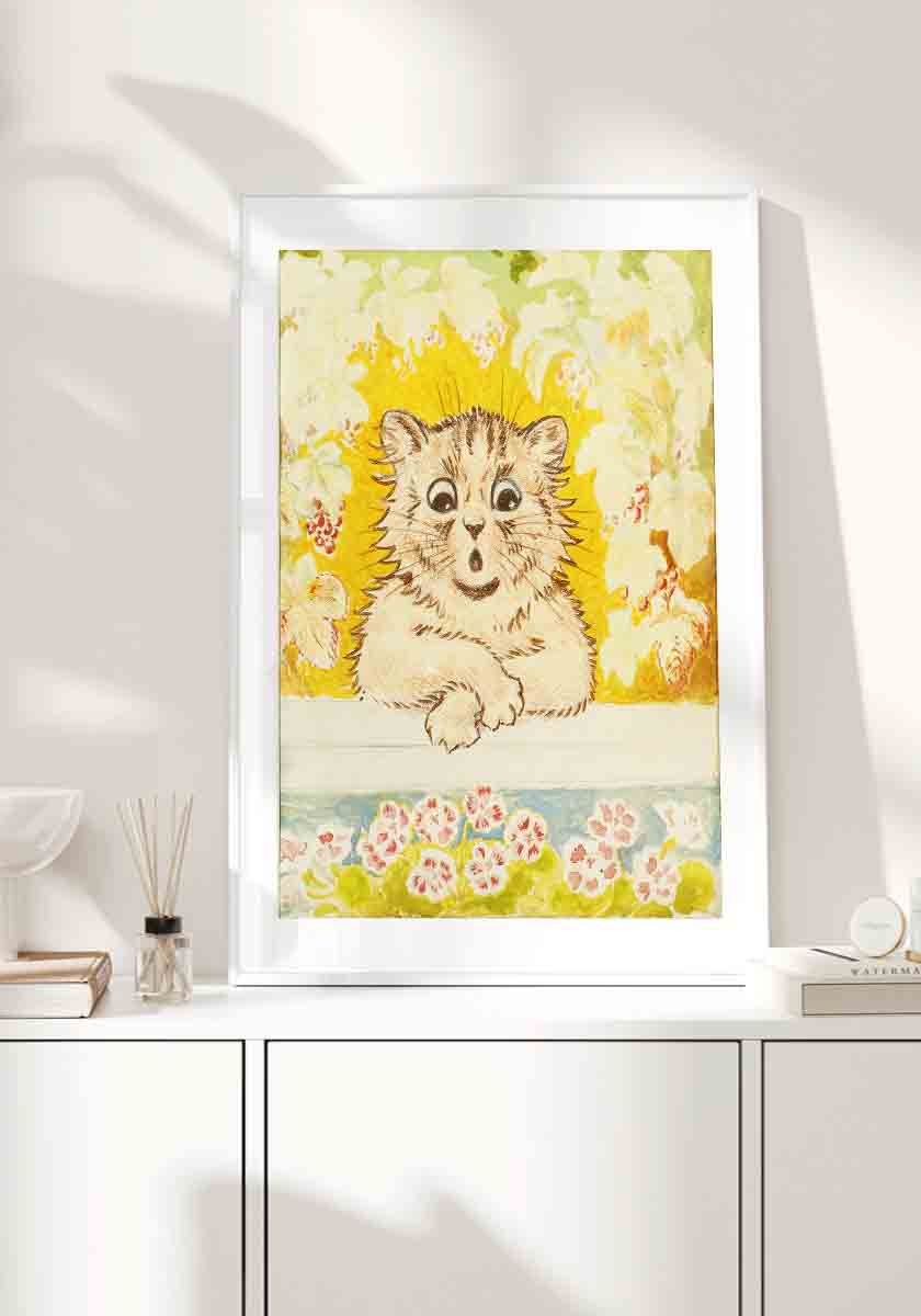 Louis Wain Cat Print III