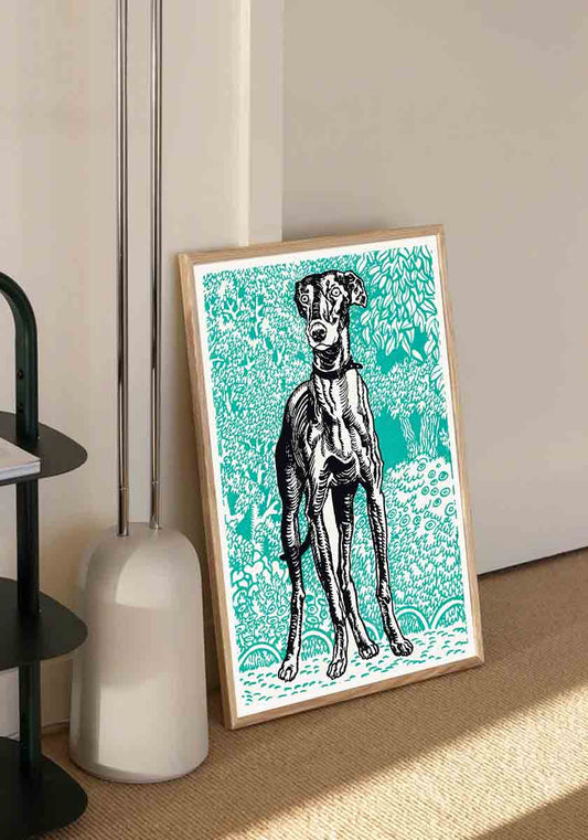 Greyhound Print
