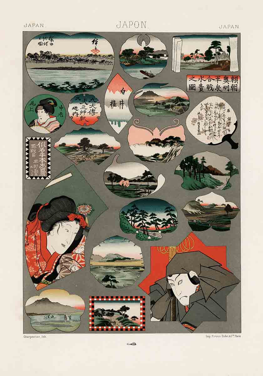 Vintage Japanese Collage
