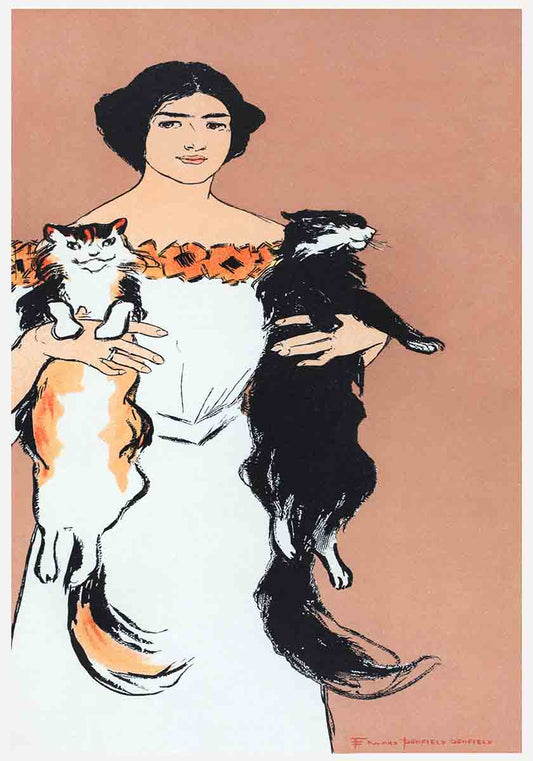 Woman with Cats II